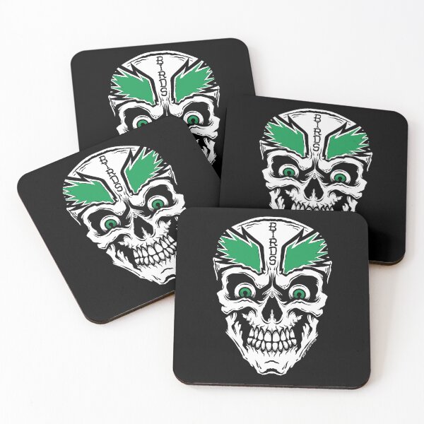 Item preview, Kelly green eagles team skull designed and sold by EDLFDESIGNS.