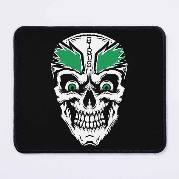 Item preview, Kelly green eagles team skull designed and sold by EDLFDESIGNS.