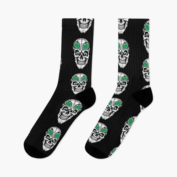 Item preview, Kelly green eagles team skull designed and sold by EDLFDESIGNS.