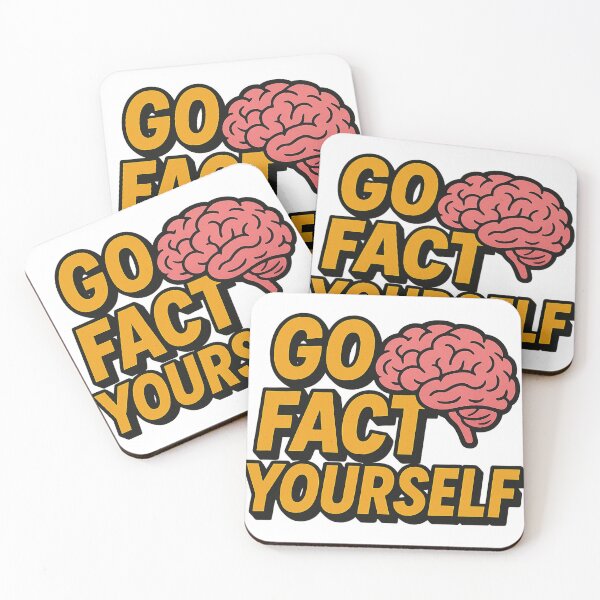 Item preview, Go Fact Yourself – Comic Style Brain Design designed and sold by 9morethan9®.