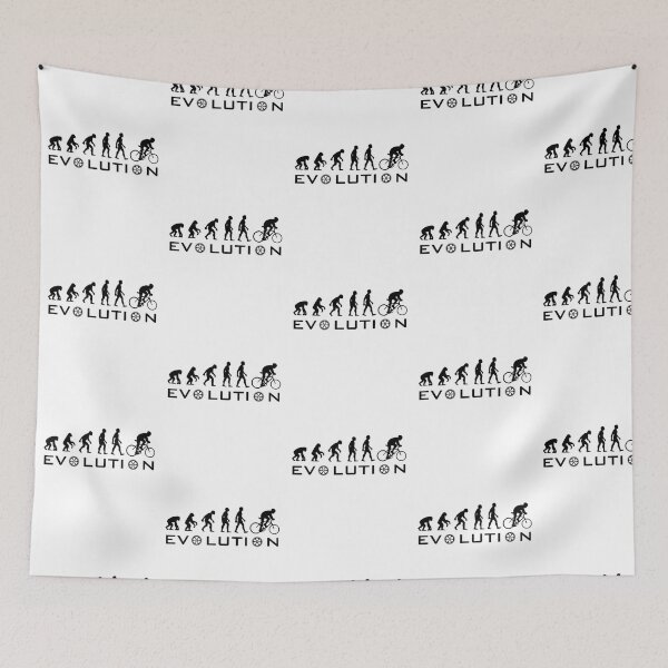 Item preview,  Bicycle Evolution Cyclist T-shirt Design designed and sold by Colorful-Garden.