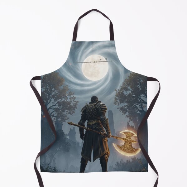 Item preview, Hero with Magical Golden Axe – Fantasy Illustration designed and sold by DkPINTEREST.