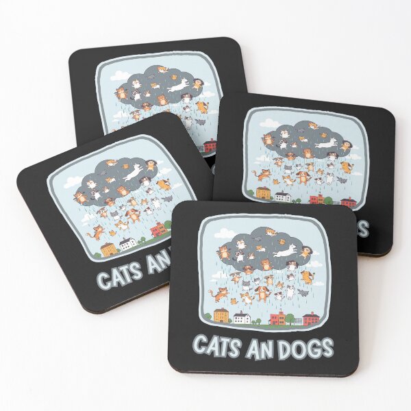 Item preview, IT'S RAINING CATS AND DOGS designed and sold by aledfychan.