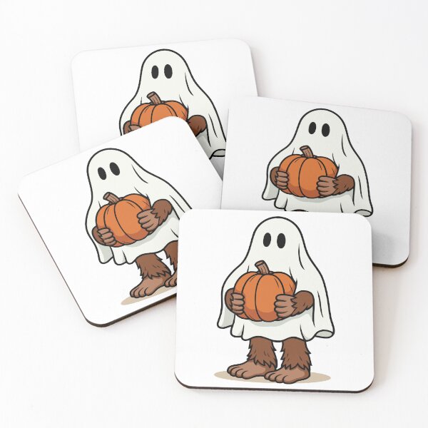 Item preview, Bigfoot Ghost Halloween Pumpkin Design designed and sold by Signal Fire.