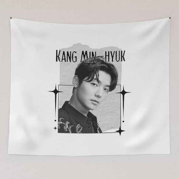Item preview, Kang Min-hyuk CNBLUE Kpop Solo Artist Scrapbook Collage Cozy Y2K Vintage Design designed and sold by HELL0WBELLO.