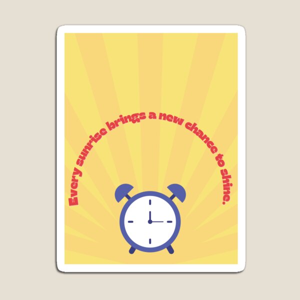 Aperçu de l'œuvre Chaque lever de soleil apporte une nouvelle chance de briller. créée et vendue par Bibi-Designs.