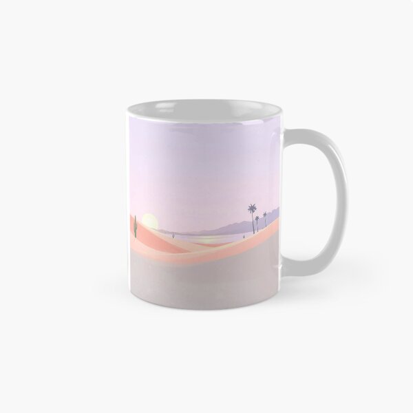 Item preview,  Pastel Desert Serenity Landscape | Minimalist Calm Nature Poster | Boho Wall Art Print for Relaxing Spaces designed and sold by teesprinkle.
