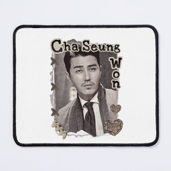 Item preview, Cha Seung-won (차승원) Korean Actor Scrapbook Collage Cozy Y2K Vintage Design designed and sold by HELL0WBELLO.
