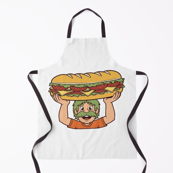 Item preview, Retro 70s Sandwich Guy Funny Foodie designed and sold by ColorVR.