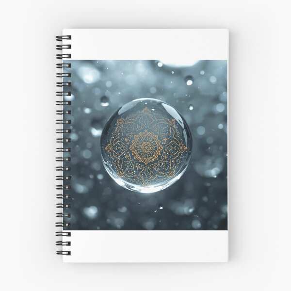 Item preview, Ottoman and Seljuk motifs, “Mystic Rain Drop with Seljuk Motif | Blue & Gold Geometric Art” “Seljuk Pattern Inside Rain Drop | Sacred Geometry Design” designed and sold by Raindreamart.