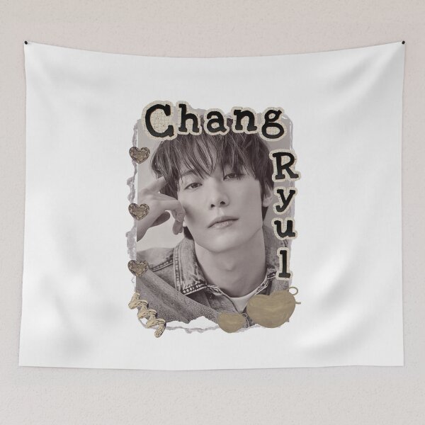 Item preview, Chang Ryul (장렬) Korean Actor Scrapbook Collage Cozy Y2K Vintage Design designed and sold by HELL0WBELLO.