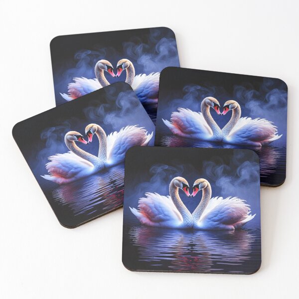 Item preview, The Swan Vow: A Celtic Love Legend | Romantic Mute Swan Art designed and sold by Englandbear.