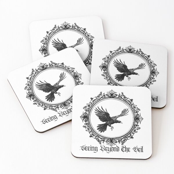 Item preview, Gothic Raven Occult Design - Seeing Beyond The Veil designed and sold by FREELANIX.