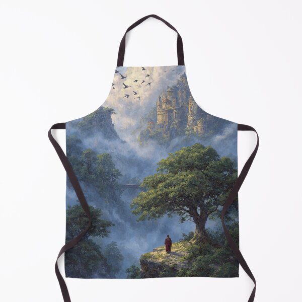 Item preview, A Pilgrim's View of a Castle in Mist. designed and sold by Piotrek0001.