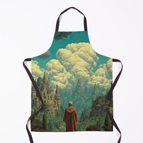 Item preview, Overlooking a Verdant Valley of Flying Ships. designed and sold by Piotrek0001.