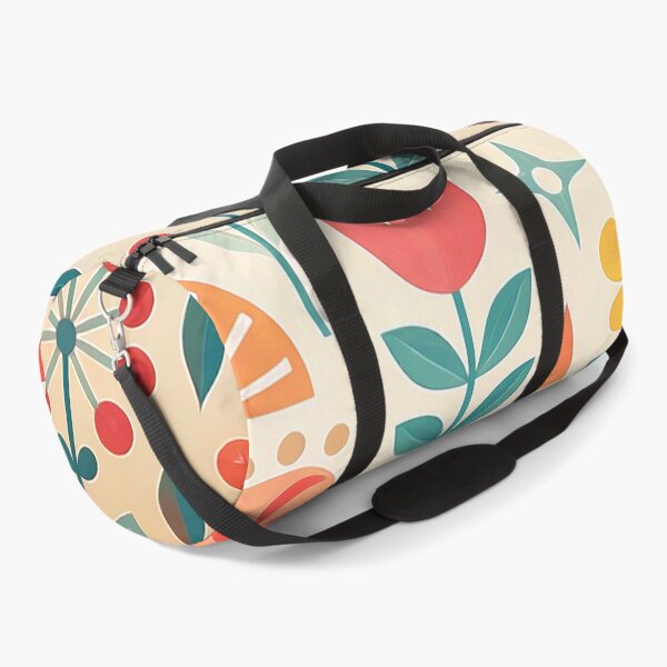Item preview, 60's Retro Flowers Pattern designed and sold by ArtFactoryAI.