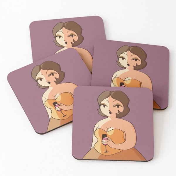 Item preview, Woman holding glass designed and sold by selkaycik.