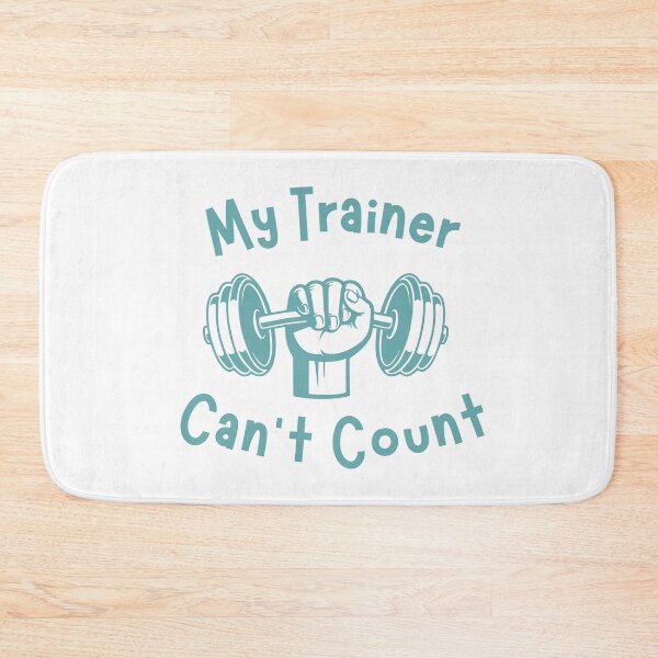 Item preview, My Trainer Can’t Count T-Shirt | Funny Gym Workout Fitness Quote Tee, Funny Shirt, Valentine Shirt gift, Valentine Day Cut File, gift for Mom designed and sold by GAIDREDA.