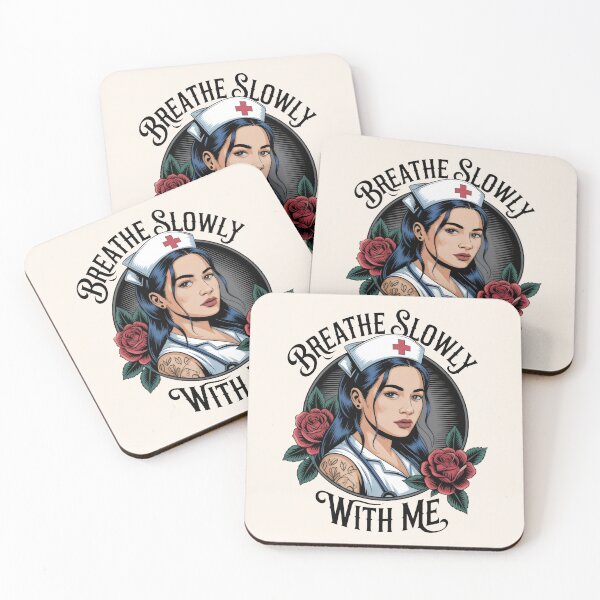 Item preview, Mystical Nurse Surrounded by Roses and Elegant Text designed and sold by SplashTastic.