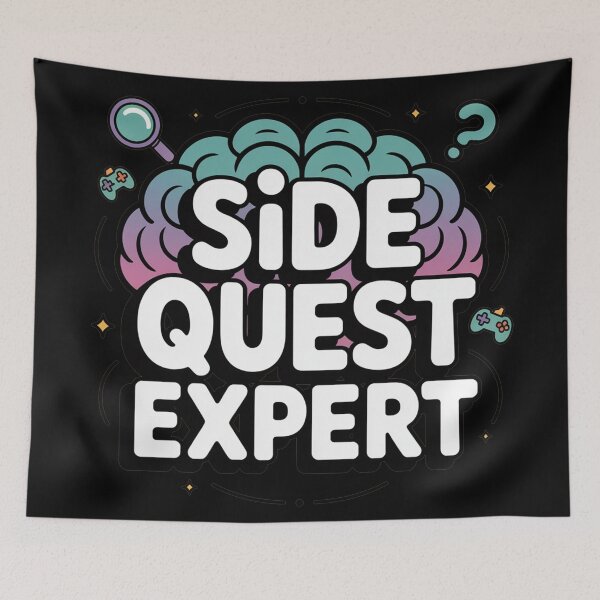 Item preview, Side Quest expert, funny side quest ADHD gaming  designed and sold by NoetherSym.