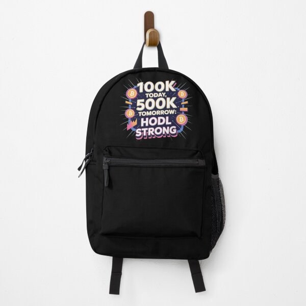 Item preview, 100k today 500k tomorrow, hodl strong, bitcoin to the moon, bitcoin crypto designed and sold by NoetherSym.