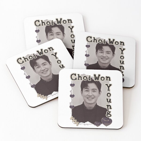 Item preview, Choi Won-young (최원영) Korean Actor Scrapbook Collage Cozy Y2K Vintage Design designed and sold by HELL0WBELLO.