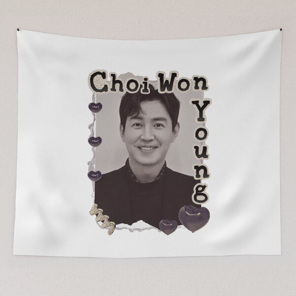 Item preview, Choi Won-young (최원영) Korean Actor Scrapbook Collage Cozy Y2K Vintage Design designed and sold by HELL0WBELLO.