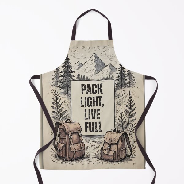 Item preview, Pack Light Live Full Adventure Art designed and sold by gleefulme.