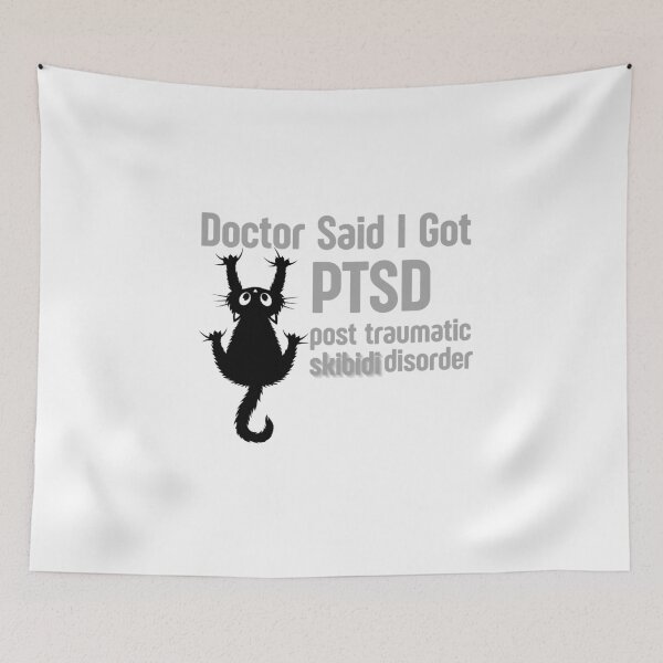 Item preview, Doctor Said I Got PTSD Post Traumatic Skibidi Disorder T-Shirt | Funny Meme TikTok Trend Tee, Funny Shirt, Valentine Shirt gift designed and sold by GAIDREDA.