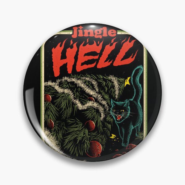 Artikelvorschau, Jingle Hell: Weihnachtschaos – Dunkle Feiertagshumorkunst entworfen und verkauft von Vudu! ⚡ Studio.