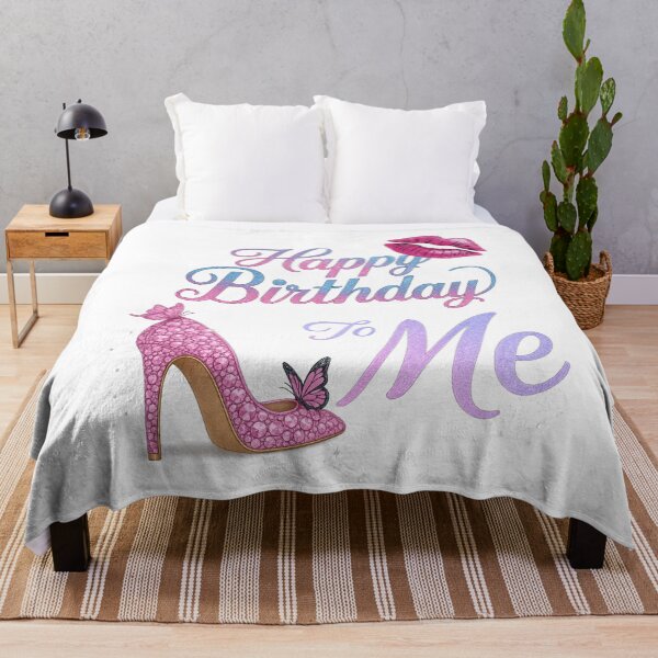 Item preview, Happy Birthday To Me Pink High Heel Women Girls designed and sold by OleOleStore.