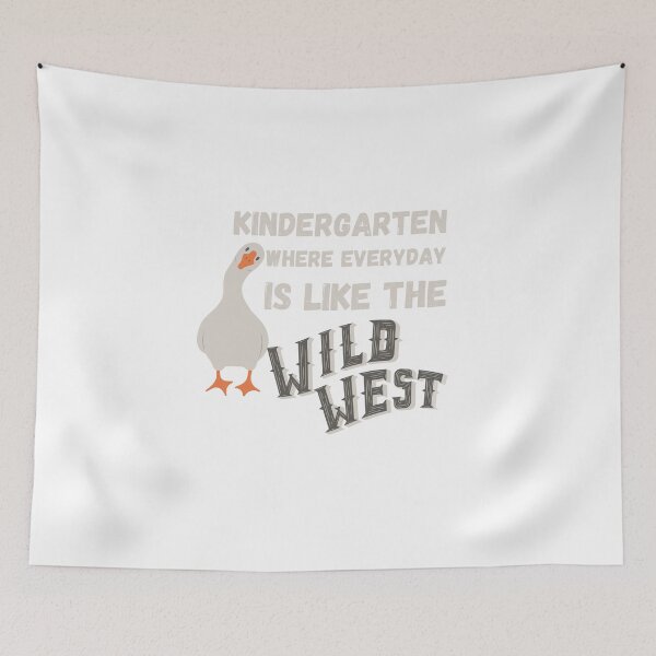 Item preview, Kindergarten Where Everyday Is Like the Wild West T-Shirt | Funny Teacher School Humor Tee designed and sold by GAIDREDA.