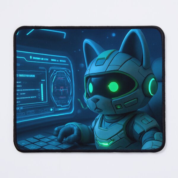 Item preview, Astro paw - Guardian of the Galaxy.Cosmic Cat Commander | Futuristic Sci‑Fi Wall Art & Merch designed and sold by Tewksy Lab.