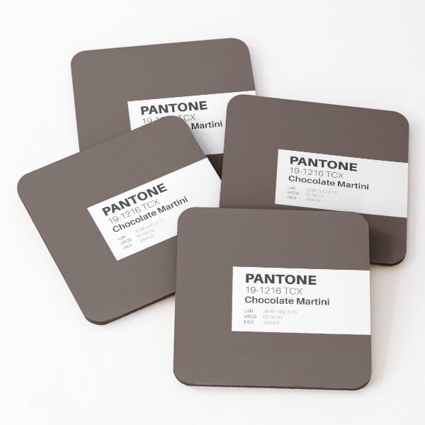 Item preview, Chocolate Martini Deep Brown Minimalist Color Swatch designed and sold by NicolaZhukov.