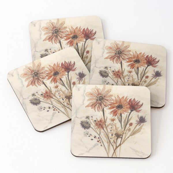 Item preview, Rustic Wildflower Bouquet Botanical Wall Art designed and sold by Uniquely Yours.
