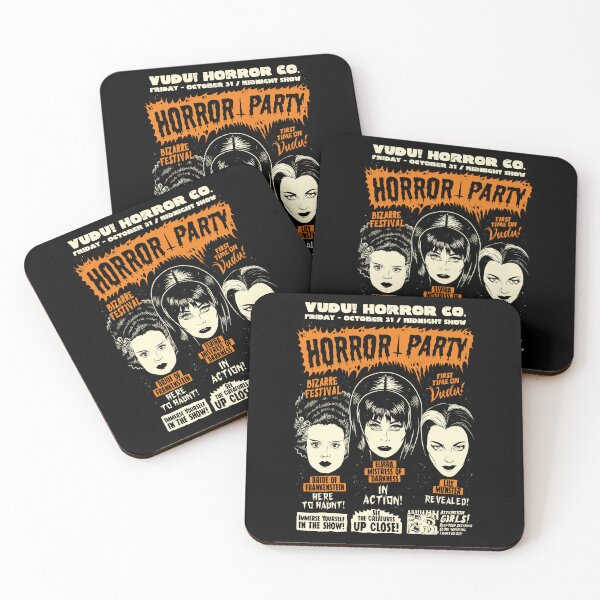 Artikelvorschau, Vintage Horror Party Collage – Gruseliges Retro-Spektakel entworfen und verkauft von Vudu! ⚡ Studio.