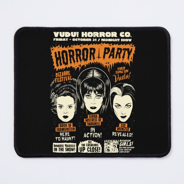 Item preview, Vintage Horror Party Collage – Spooky Retro Spectacle designed and sold by Vudu! ⚡ Studio.