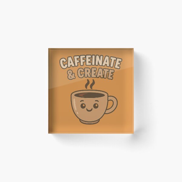 Item preview, Caffeinate & Create designed and sold by Sara Wrenai.