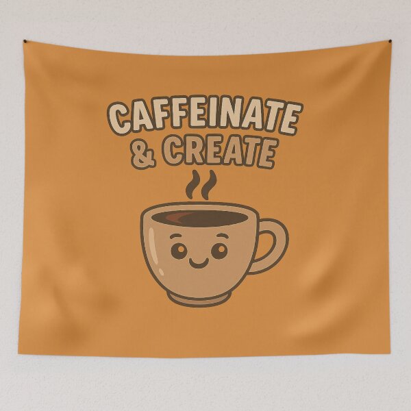 Item preview, Caffeinate & Create designed and sold by Sara Wrenai.