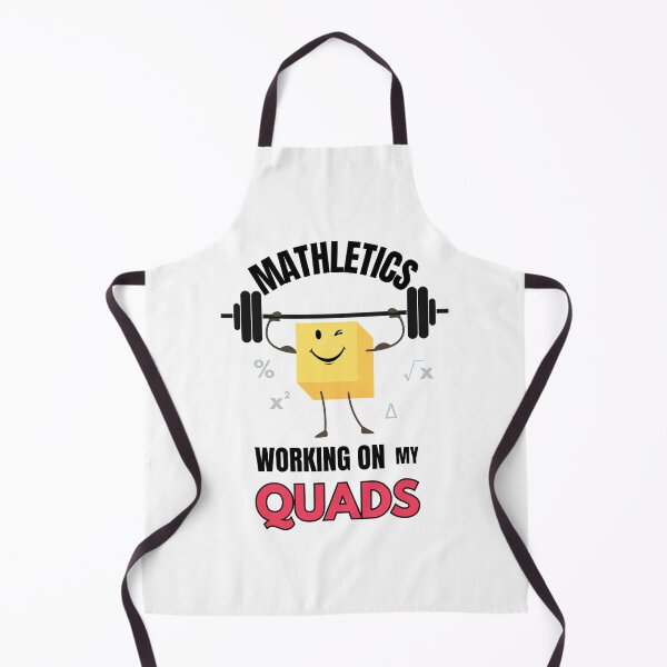 Item preview, Mathletics Working on My Quads Funny Gift for Math Nerds and Fitness Fans designed and sold by MoodInInk.