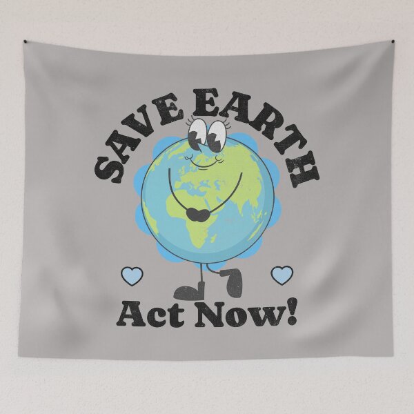 Item preview, Vintage "Save Earth" Graphic designed and sold by Vision Crafted.