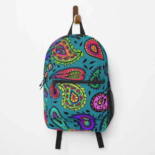 Item preview, Aqua Adventure Paisley and Multicolor Beautiful Repeating Pattern designed and sold by CheriesArt.
