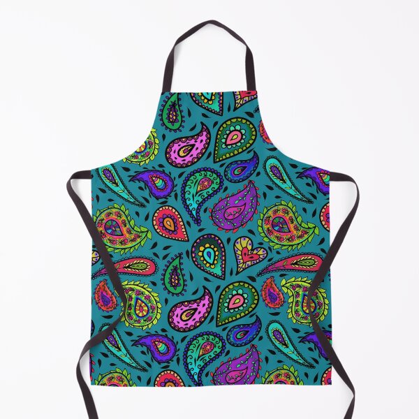 Item preview, Aqua Adventure Paisley and Multicolor Beautiful Repeating Pattern designed and sold by CheriesArt.