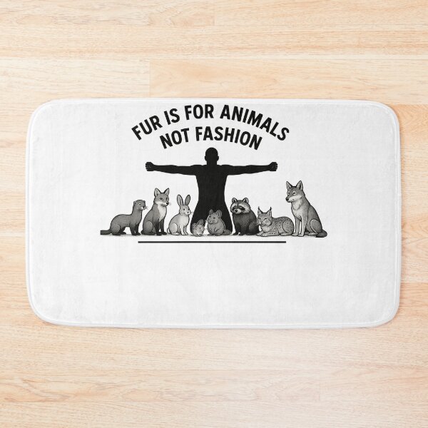 Item preview, Fur Is for Animals – Not Fashion, A strong animal friendly t shirt designed and sold by KindSoul-Prints.