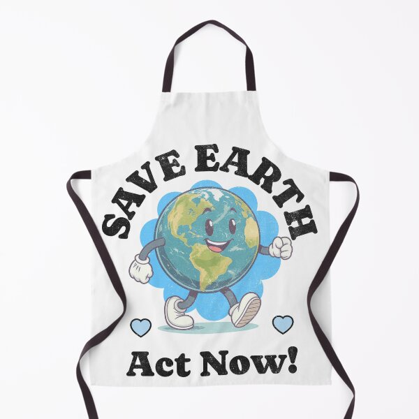 Item preview, Earth Cartoon "Act Now!" Graphic designed and sold by Vision Crafted.