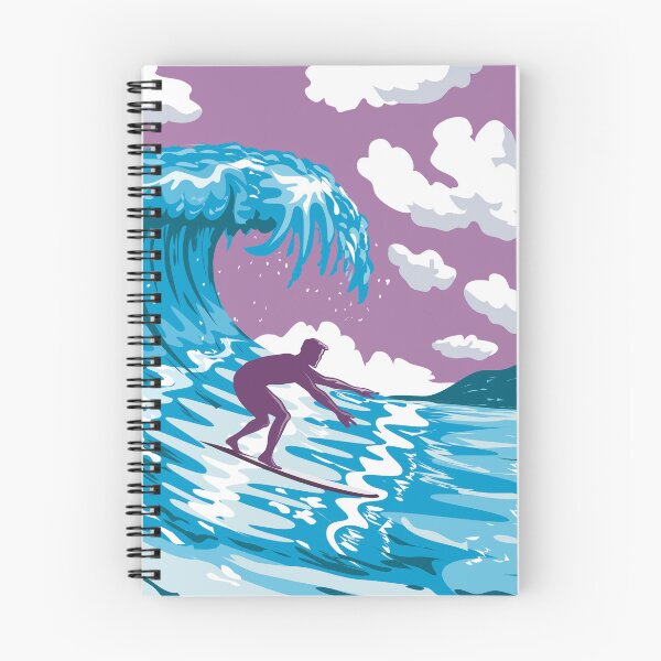 Item preview, Banzai Pipeline Off Ehukai Beach Park Hawaii WPA Poster Art designed and sold by patrimonio.