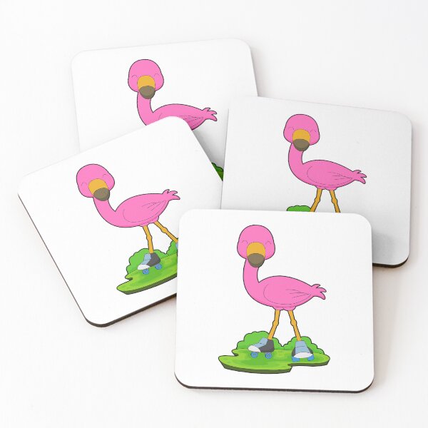 Item preview, Flamingo Roller skating Roller skates designed and sold by Snabdesign84.
