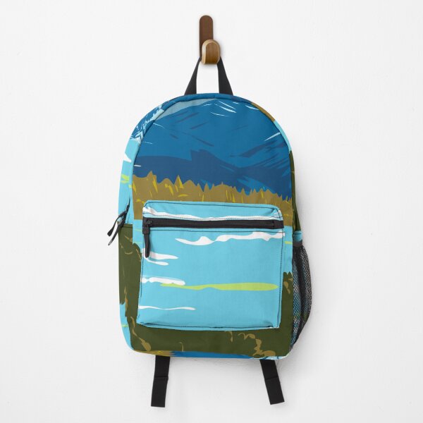 Item preview, Murchison Mountains in Fiordland National Park New Zealand WPA Poster Art designed and sold by patrimonio.