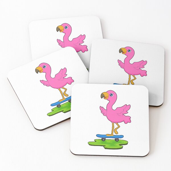 Item preview, Flamingo Skater Skateboard designed and sold by Snabdesign84.