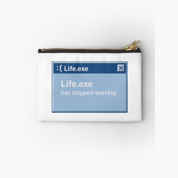 Item preview, Life.exe Error Window Digital Humor designed and sold by scriptcarry.